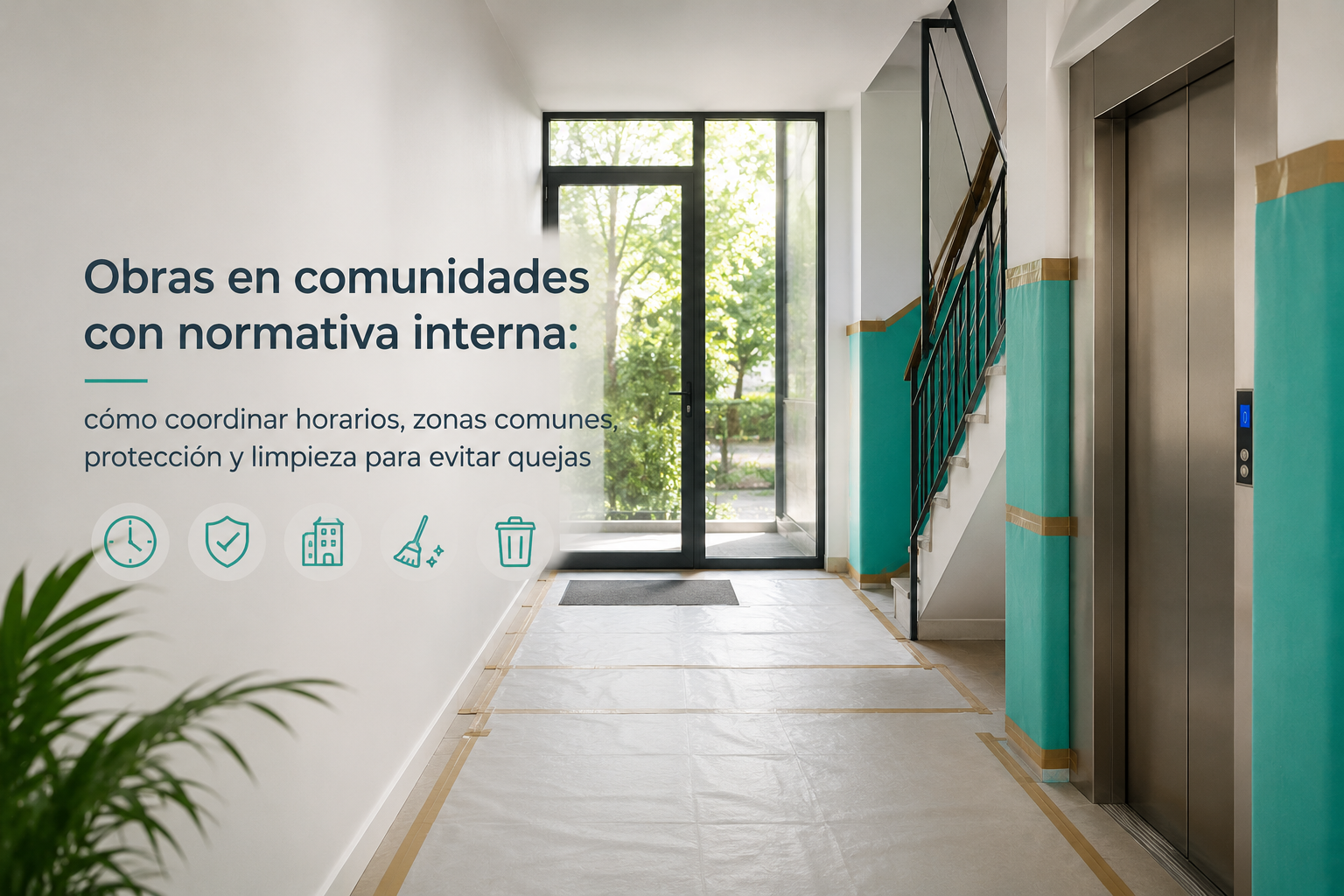 Obra de una comunidad donde se observa preparación, limpieza, y cuidado